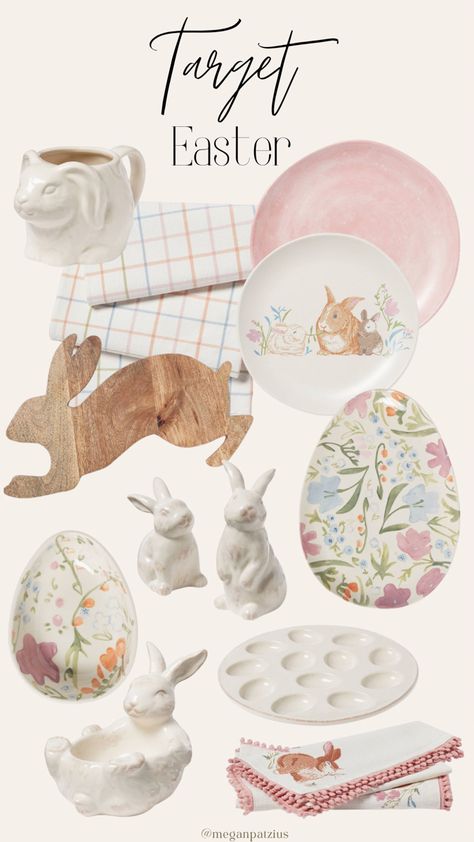 Target new Easter decor party dinnerware platters plates mugs bunnies pastel spring colors decorations Target Easter, Easter Dinnerware, Salted Granola, Easter Placemats, Easter Dishes, Easter 2024, Easter Mug, Easter Essentials, Easter 2023