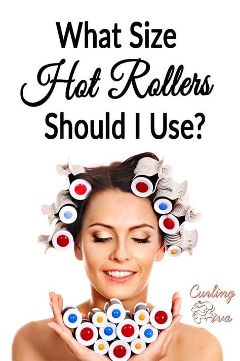 A comprehensive buying guide that answers all your questions about hot rollers and how to use them. If you want to know what size hot rollers should you use, are hot rollers damaging to hair, and other commonly asked questions, READ ON! Hair Roller Size Guide, How To Use Hot Rollers Medium, Hot Roller Hairstyles Medium Hair, 1c Hairstyles, Hot Rollers For Medium Hair, Hot Roller Styles, Hot Roller Curls, Conair Hot Rollers, Using Hot Rollers