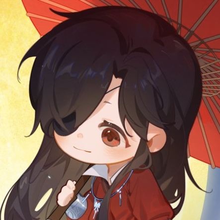 Chibi Hua Cheng, Hua Cheng Icon, Hand Holding Something, Temple Of Light, Dog Filter, Heaven's Official Blessing, Ethereal Art, Anime Background, Cuteness Overload