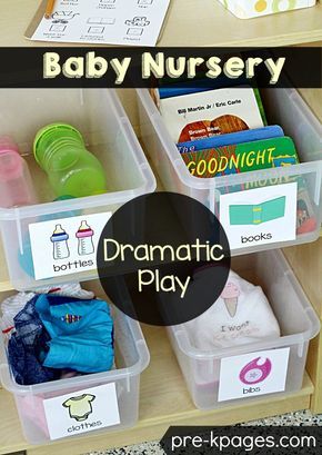 These look great to use in a playroom.  Baby Nursery Pretend Play Printables for Preschool Classroom Pretend Play Printables, Dramatic Play Themes, Purposeful Play, Pre K Pages, Doll Nursery, Baby Doll Nursery, Dramatic Play Preschool, Dramatic Play Area, Dramatic Play Centers