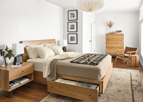 Modern Storage Bed, Enclosed Bed, Modern Storage Beds, Contemporary Beds, Bed With Storage Drawers, Beds Modern, Downstairs Bedroom, Compact Furniture, King Storage Bed