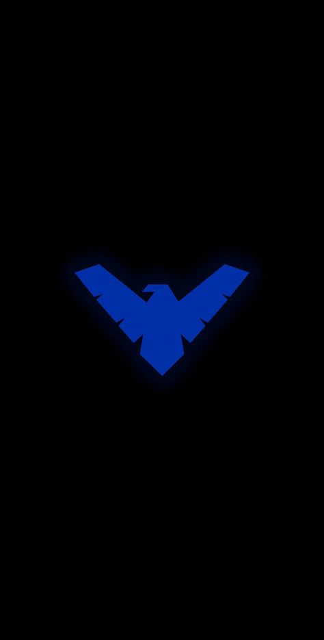 Batman And Nightwing Wallpaper, Nightwing Symbol Wallpaper, Nightwing Logo Wallpapers, Nightwing Wallpaper Comic, Nightwing Phone Wallpaper, Nightwing Icon Aesthetic, Nightwing Phone Theme, Nightwing Background, Nightwing Aesthetic Wallpaper