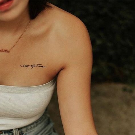 Chest Tattoo Female Upper, Continuous Line Tattoo, Tato Ikan Koi, Tato Dada, Diy Tattoo Permanent, Chest Tattoo Female, Small Chest Tattoos, Self Love Tattoo, Tattoo Female