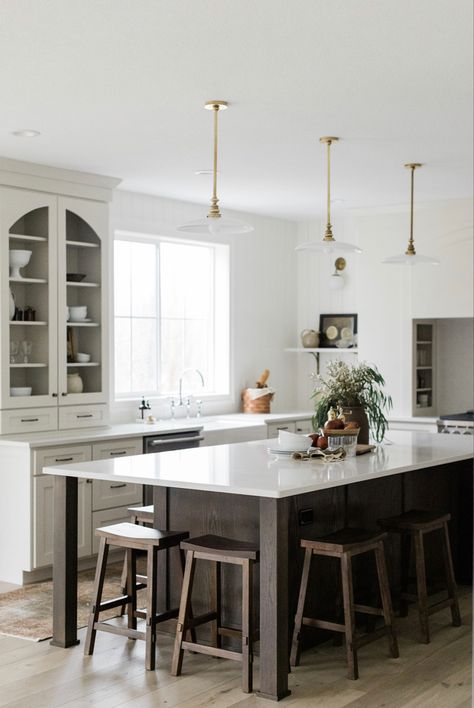 Kitchen Island Seating 2 Sides, Island With L Shaped Seating, Kitchen Island Furniture Style, Island With 6 Stools, Island With 3 Sided Seating, Kitchen Island With Stools On End, Kitchen Island With 2 Levels, Kitchen Islands With Seating At The End, Kitchen Island T Shape