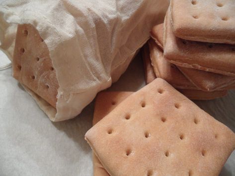 "Hard Tack" Trail Bread « Survival School - Midwest Native Skills Institute Hard Tack Recipe, Hard Tack, Zombie Survival Kit, Emergency Supplies, School Survival, Cooking Basics, Survival Food, Survival Prepping, Rock A