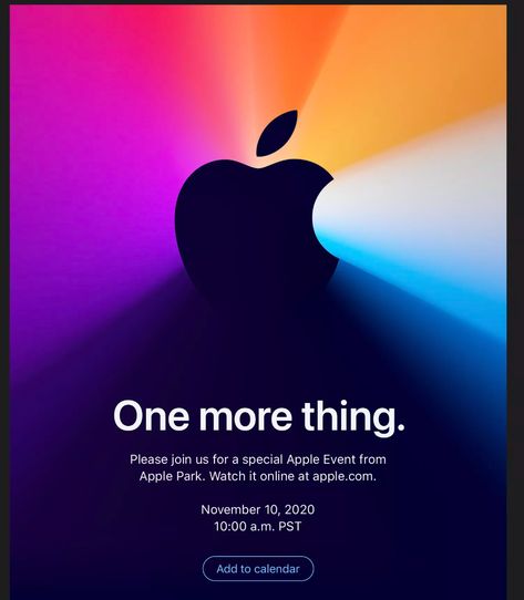 Apple Event, Running