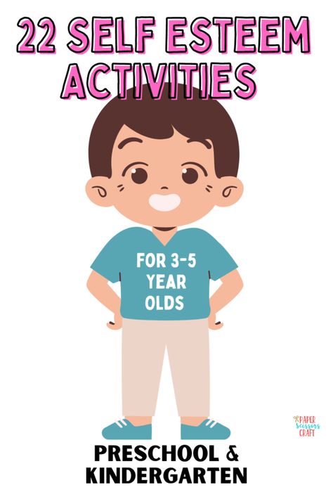 Self-esteem is an important quality to instill in children. There are even things you can do to instill it in your children when they are super young. It doesn’t have to be a long drawn out conversation.  You can do activities and little things to help your children gain confidence in themselves, and live a happy fulfilling life. It can help them build a foundation of success. self esteem for kids, kids activities, kids crafts, kids printables Self Esteem Activities For Preschoolers, Confidence Building Activities For Kids, Self Concept Activities For Preschoolers, Self Esteem Crafts, Self Esteem Activities For Kids, Build Confidence In Kids, Confidence Activities, Confidence Building Activities, Self Esteem Activities