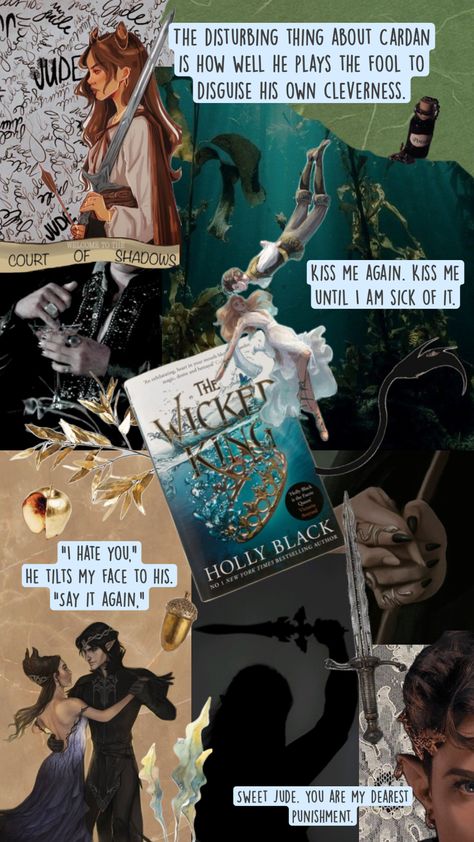 The Wicked King by Holly Black Wicked Book Series, The Wicked King, Wicked Book, Holly Black Books, King Quotes, Home Library Design, Book Wallpaper, Holly Black, Book Memes