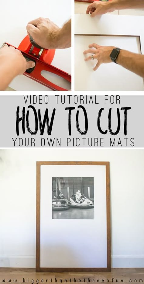 Picture Frame Mat, Matting Pictures, Diy Picture Frames, Diy Papier, Foto Tips, Photo Matting, Diy Picture, Frame Matting, Lots Of Money