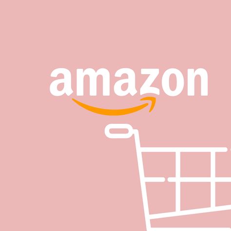 Amazon Aesthetic Icon, Amazon Logo Aesthetic, Amazon Icon Aesthetic, Amazon Icon, Pink Things, Amazon Wishlist, Iphone App Design, Shop Icon, Prime Day