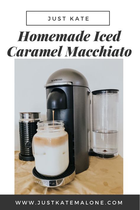 Caramel Macchiato Nespresso, Espresso Machine Recipes Iced, Nespresso Vertuo Plus Station, Nespresso Iced Leggero Recipe, Starbucks Blonde Nespresso Recipes, Nespresso Caramel Macchiato, Nespresso Melozio Recipes, How To Use Nespresso Machine, Vertuo Nespresso Recipes Iced