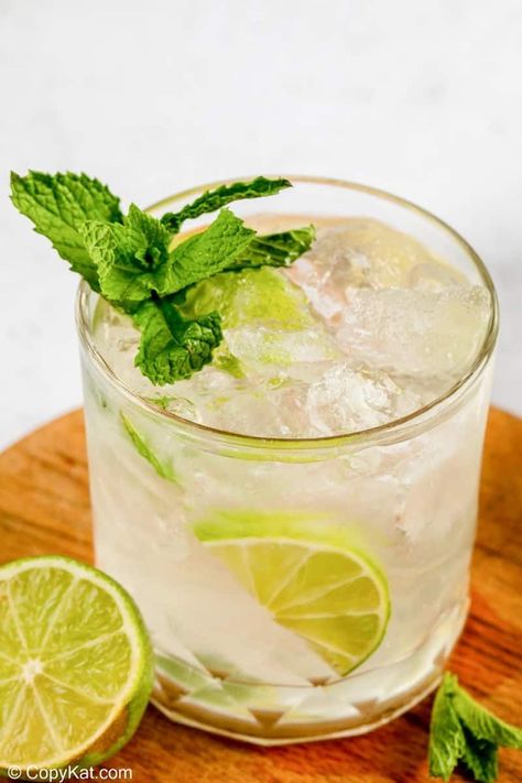 Learn how to make the best Mojito cocktail ever. Get the easy recipe to make a classic Mojito with rum, club soda, lime, simple syrup, and fresh mint leaves. It's better than getting a Mojito drink at a bar and less expensive too. Cheers to one of the best homemade drinks!