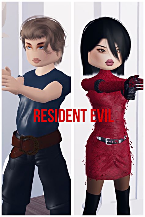 Dti Challanges, Ada Wong Dress To Impress, Resident Evil Leon And Ada, Resident Evil Ada, Ada And Leon, Leon And Ada, Leon Resident Evil, Ada Resident Evil, Dress Impress