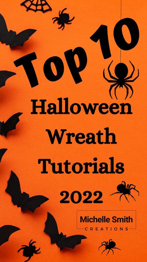 In today's crafting adventure I bring to you my top ten Halloween wreath tutorials. This video is intended to help you get the creative juices flowing and get you inspired to create Halloween crafts! Halloween is one of my favorite times of year to decorate and I think it will show in my creations. Each Halloween wreath is created using different materials, methods, and techniques. Please get comfy, grab a drink and enjoy my top ten Halloween wreaths. Halloween Wreath Tutorial, Diy Halloween Wreath Tutorial, Easy Diy Halloween Wreath, How To Make A Halloween Wreath, Spider Wreath Diy, Halloween Wreath Ideas Diy, Halloween Diy Wreath, Halloween Wreaths Diy, Halloween Wreath Diy Tutorials