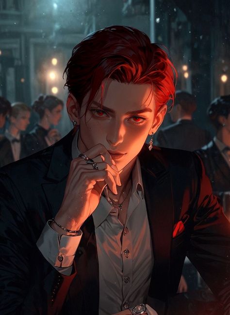 Red Hair Boy Art, Red Hair Boy, The Dark Ages, The Babysitter, Hair Boy, Vampire Boy, Character Inspiration Male, Roleplay Characters, Vampire Art