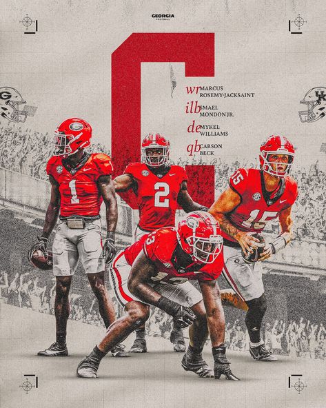 Jersey Reveal Graphic, College Football Graphic Design, College Football Graphics, Athletic Illustration, Gameday Design, Game Day Graphics, Football Social Media, College Sports Graphics, Red Force