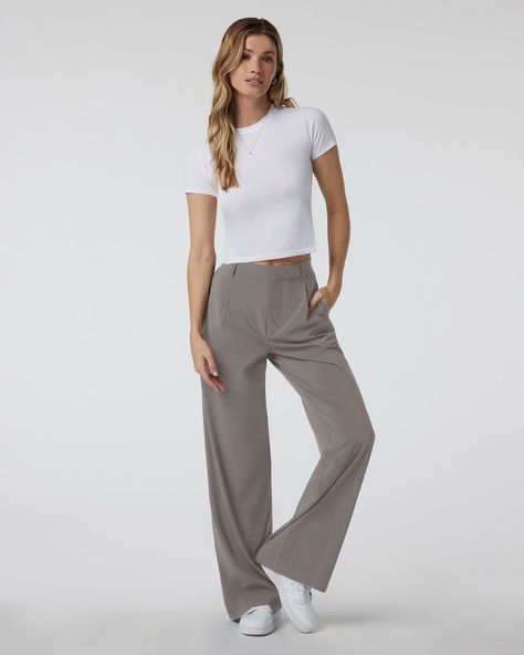 Villa Trouser | Women's Walnut Tailored Pants | Vuori Longer Legs, Look Put Together, Tailored Pants, Performance Outfit, Long Legs, Put Together, Trousers Women, Recycled Materials, Dress Pants