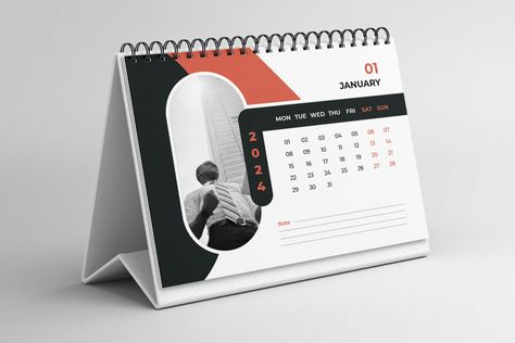 Desk Calendar 2024 by Pixelpick on @creativemarket Calender 2024 Aesthetic Printable, Shop Opening Invitation Card, Desk Calendar Design, Desk Calendar Template, Table Calendar, Business Calendar, Packaging Template Design, Planner Business, Church Stage Design