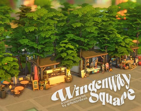 Sims 4 Windenburg Community Lots, Sims 4 Lots, Ts4 Lots, Sims Lots, Sims 4 Builds, Set Room, The Sims 4 Lots, San Myshuno, Sims 4 House Building