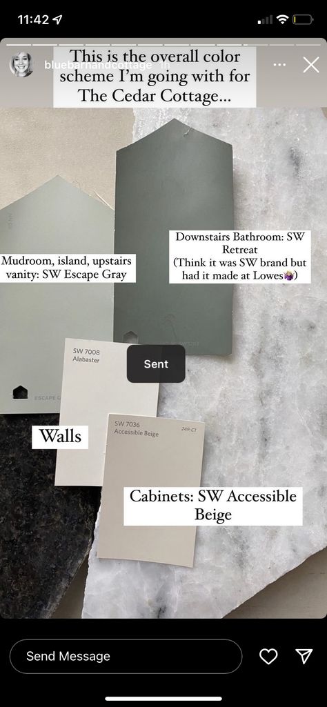 Sw Retreat, Paint Pallets, Indoor Paint, House Flip, Home Styles Exterior, Accessible Beige, Farmhouse Paint Colors, House Color Palettes, Favorite Paint Colors