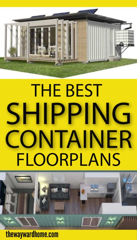 Shipping Container Homes Plans, Small Shipping Containers, Container Homes Plans, Container Home Plans, Shipping Container Cabin, Container Conversions, Shipping Container Home Designs, Storage Container Homes, Diy Tiny House