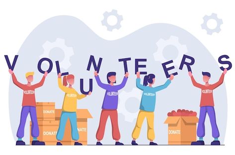 Volunteer Illustration Graphic Design, Volunteer Poster Design Ideas, Volunteer Work Ideas, Volunteer Poster Design, Christian Moodboard, Volunteer Work Aesthetic, Volunteer Illustration, Geo Cakes, Volunteering Aesthetic