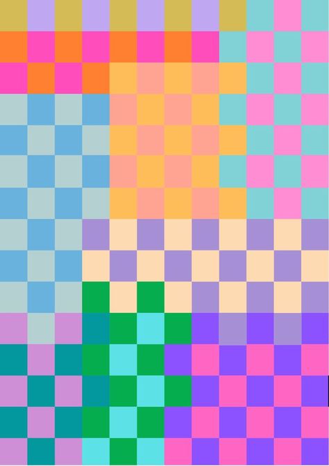 Colorful Checkerboard, Style Tips And Tricks, Stunning Hairstyles, Color Palette Design, Cute Patterns Wallpaper, Color Inspo, Eclectic Home, Retro Color, Eclectic Style