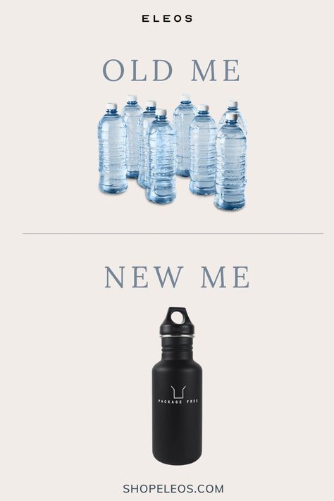 Old Me Vs New Me, Digital Marketing Humor, Water Bottle Logos, Reusable Water Bottle Design, Plastic Bottle Waste, Zero Waste Swaps, Creative Advertising Design, Cleaning Logo, Reusable Bottle