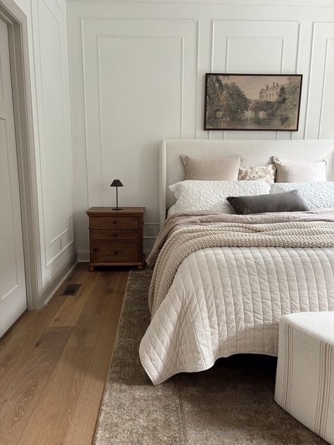 Magnolia Home by Joanna Gaines x … curated on LTK Magnolia Style Bedroom, Magnolia Inspired Bedroom, Dark Hardwood Floor Bedroom Ideas, Magnolia Home Bedroom Ideas, Fixer Upper Bedroom Joanna Gaines, Joanna Gaines Farmhouse Bedrooms, Magnolia Bedroom Ideas, Bedroom With Dark Wood Floors, Hearth And Hand With Magnolia Bedroom