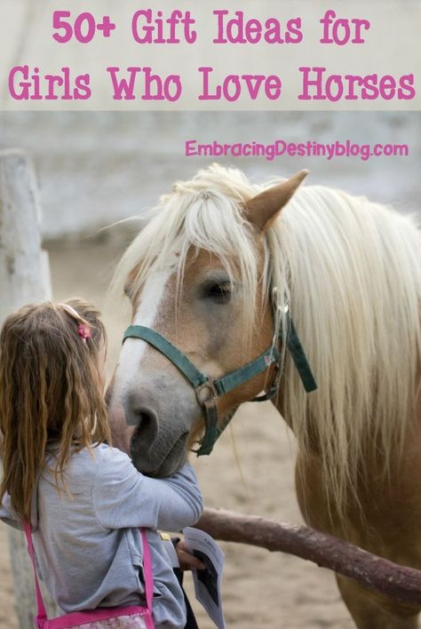 Gift guide for girls who love horses | 50+ gift ideas for girls who love horses | gifts for horse lovers #gifts #giftideas #giftguide #horselover #horse Diy Kids Birthday Party, Homeschool Gifts, Horse Shirts, Birthday Ideas For Her, Love Horses, Horse Birthday, Friends Diy, Super Gifts, Horse Gifts