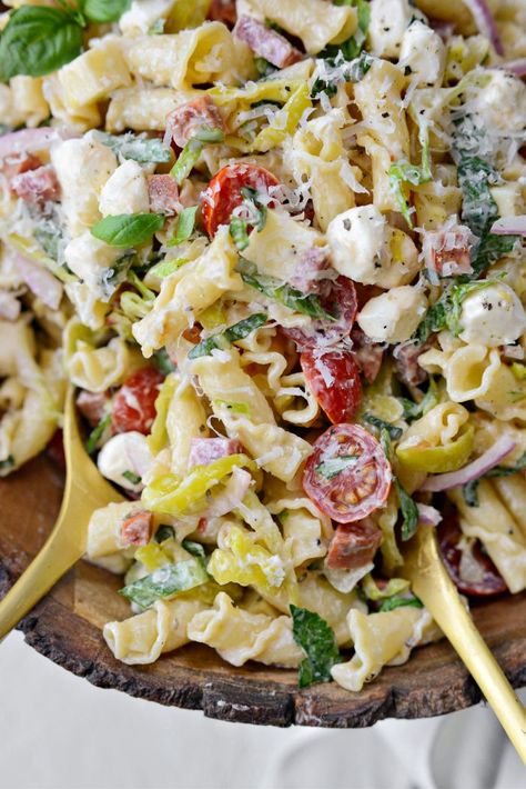 Grinder Pasta Salad, Italian Grinder, Campanelle Pasta, Cold Pasta Salad, Cold Pasta, Pasta Salad Italian, Pasta Salad Recipe, Grilling Chicken Breast, Italian Pasta