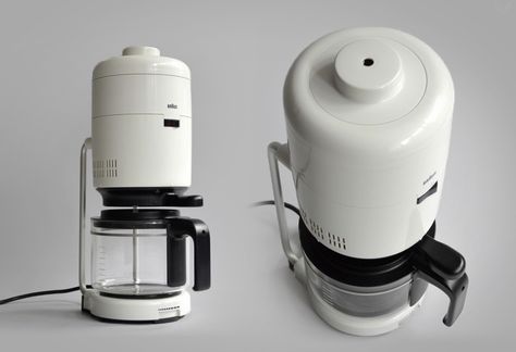 Braun-KF-21-Aromaster2 Braun Coffee Maker, Vintage History, Braun Design, Dieter Rams, Water Pitcher, Drip Coffee Maker, Coffee Machine, Coffee Brewing, The Coffee