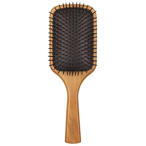 Types Of Hair Brushes, Detangle Brush, Wood Paddle, Aveda Hair, Wooden Paddle, Wooden Brush, Paddle Brush, Best Brushes, Detangling Brush