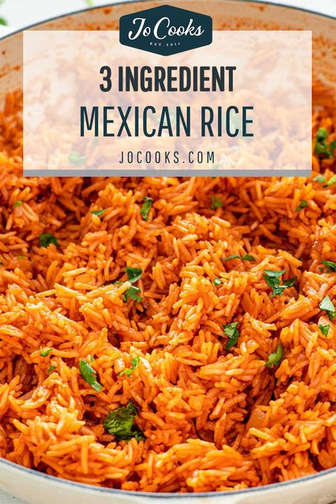 Mexican Rice Restaurant Style, Restaurant Style Mexican Rice, Easy Mexican Rice, Mexican Rice Easy, Spanish Rice Recipe, Mexican Rice Recipes, Bbq Side, Rice Side Dishes, Easy Rice Recipes