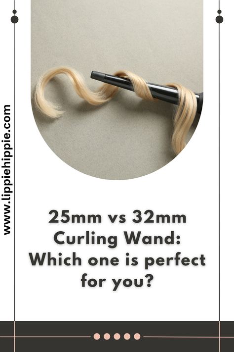 Curling wands come in different sizes, with 25mm (equivalent to 1 inch) and 32 mm (equivalent to 1.25 inches) as the most common barrel sizes. With a wide selection of hairstyling brands and products to choose from, it can be daunting to decide what hair tools to buy and use, and not getting the most-suited product for your hair needs can be frustrating. We have prepared this 25mm vs 32mm curling wand comparison to answer some of the questions you may have. 1 Inch Vs 1.25 Inch Curls, Curling Wand Sizes, Curling Wands, Large Curls, Different Curls, Extra Long Hair, Vintage Waves, Wavy Curls, How To Curl Short Hair