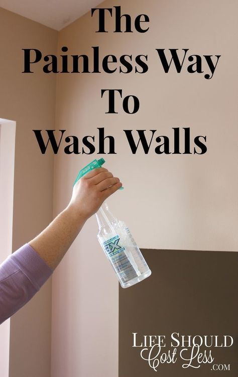 Wash Walls, Putz Hacks, Cleaning Painted Walls, Washing Walls, Astuces Diy, Deep Cleaning Tips, Household Cleaning Tips, Techniques Couture, Diy Cleaners