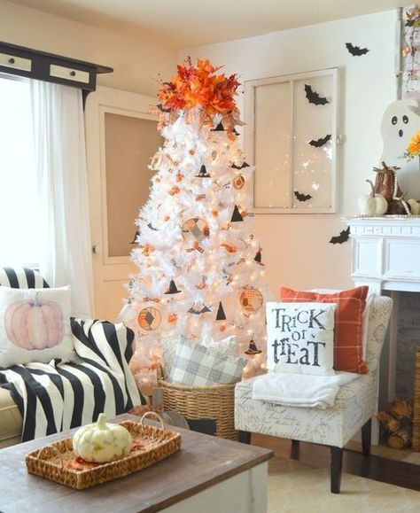 Today we have come up with the most spooktacular Halloween Christmas tree decoration ideas. . #halloweendecor #halloween #christmastree #decoration #spooky #halloweendecorations #halloweeneveryday #trickortreat #pumpkin #october #spookyseason #fall #happyhalloween #autumn #everydayishalloween #halloweenobsessed #jackolantern #pumpkins #halloweenlife #falldecor #ilovehalloween #halloweenseason #halloweencostume #halloweenvibes #halloweendecoration #AI Halloween Christmas Tree Ideas, Spooky Ornaments, Decorating Halloween, Halloween Christmas Tree, White Christmas Tree Ideas, Christmas Tree Decorating Ideas, Tree Decorating Ideas, Halloween Decor Diy, Christmas Tree Decorating