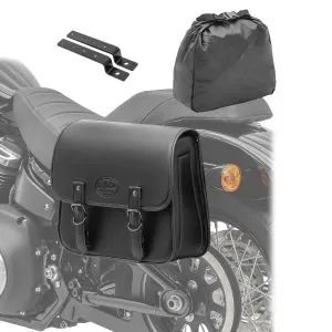 Motorcycle Saddlebags made of Textile and Leather | Buy Harley Davidson Softail Deluxe, Cafe Racer Tank, Vulcan S, Scout Bobber, Kawasaki Vulcan S, Harley Davidson Softail, Moto Custom, Bike Prices, Motorcycle Saddlebags