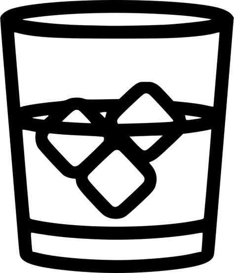 Whiskey Glass Drawing, Wood Cricut, Glass Drawing, Icon Tattoo, Whiskey Cups, Whiskey Girl, Whisky Glass, Popular Fonts, Clip Art Png