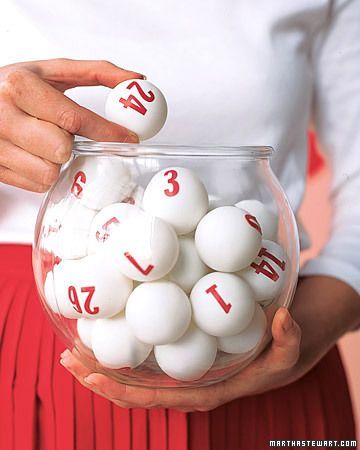 How to Create the Perfect Bingo Home Game #Bingo, #FamilyReunion - http://www.dotcomwomen.com/food/create-the-perfect-bingo-home-game/22613/ Dot Com Women Martha Stewart Entertaining, Baby Shower Game Gifts, Bingo Party, Baby Shower Menu, Polka Dot Party, Activities For Girls, Baby Shower Decorations For Boys, Play A Game, Shower Bebe