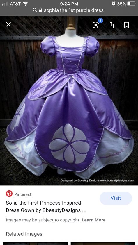 Princess Sofia Dress, Sofia Costume, Princess Sofia Party, Disney Princess Costumes, Disney Princess Dresses, Princess Inspired, Princess Sofia, Sofia The First, Dress Up Costumes