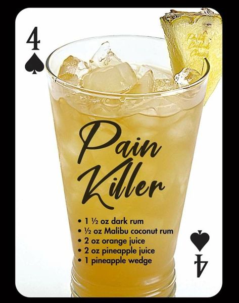 Pin by Kris Brisson Gruzeski on Must try Drinks | Mixed drinks alcohol, Alcohol drink recipes, Liquor drinks Painkiller Cocktail, Tea Cocktail, Restaurant Drinks, Liquor Recipes, Cocktail Drinks Alcoholic, Bar Exam, Yummy Alcoholic Drinks, Mixed Drinks Alcohol, Liquor Drinks