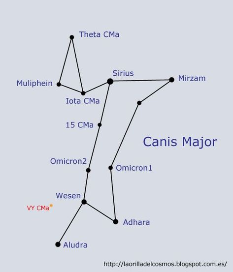 Canis Major represents the bigger dog following Orion, the hunter in Greek mythology. The dog is often depicted pursuing a hare, represented by the constellation Lepus. The smaller dog is represented by the neighboring constellation Canis Minor. Both constellations were first catalogued by Ptolemy in the 2nd century. Dog Star Constellation Tattoo, Dog Constellation Tattoo, Dog Star Tattoo, Canis Major Constellation Tattoo, Canis Constellation, Sirius Constellation Tattoo, Canis Major Tattoo, Sirius Tattoo, Dog Constellation