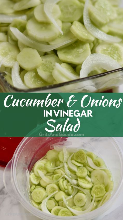 Freezer Cucumbers And Onions, Amish Cucumbers And Onions, Everything But The Bagel Cucumber Salad, Easy Pickled Cucumber Recipe, Cucumbers And Onions In Vinegar Sugar, Side Dishes For Large Crowds, Cumber Salad Recipe, Cucumber Salad With Vinegar And Sugar, Cucumber And Onion Salad Vinegar Sugar