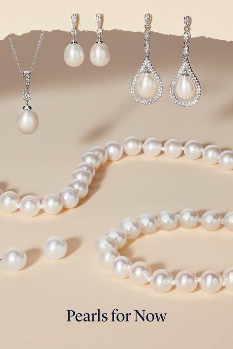 Shop pearl jewelry & strike the perfect balance between modern and classis. Pearl Jewelry Photography, Jewelry Reference, 3 Ways To Wear, Wear Pearls, Freshwater Pearl Earrings, Freshwater Pearls Earrings, Jewelry Photography, Blue Nile, Pearl Jewelry