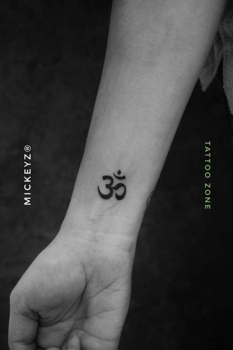 Hinduism Tattoos, Thigh Tattoos Unique, Hip Thigh Tattoos Unique, Om Wrist Tattoo, Love Song Lyrics Quotes, Tattoo Zone, Friendship Tattoo, Om Tattoo Design, Sanskrit Tattoo