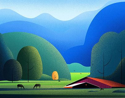 Check out new work on my @Behance portfolio: "Nature" http://be.net/gallery/68741469/Nature Illustration Design Graphique, Tree Graphic, Magazine Illustration, Website Illustration, 수채화 그림, Tree Illustration, Art Et Illustration, Landscape Illustration, Naive Art