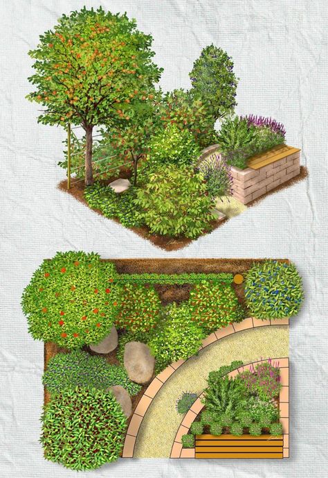 Plan Potager, Hard Landscaping Ideas, Kebun Herbal, Taman Diy, Landscape Design Drawings, Tanaman Pot, نباتات منزلية, Desain Lanskap, Garden Design Layout