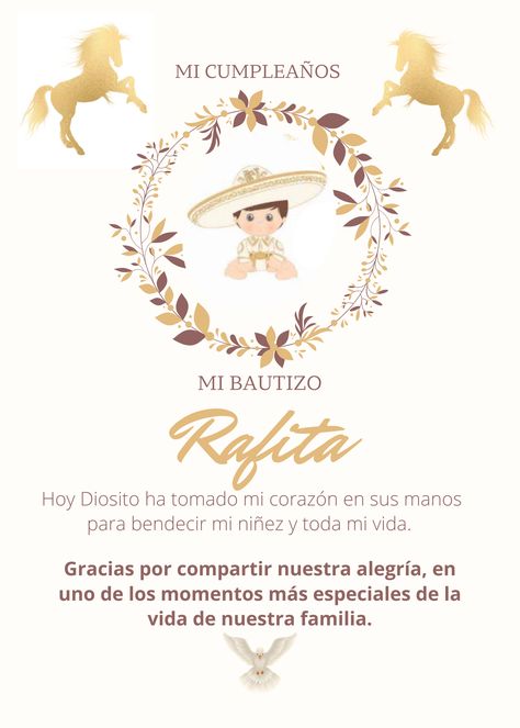 Bautizo Checklist, Charro Theme Bautizo, Charro Bautizo Decorations, Charro Decorations, Boys First Communion Cakes, Charro Invitations, Sleeping Beauty Birthday Party, Bautizo Ideas Boy, Bautizo Ideas Decoracion