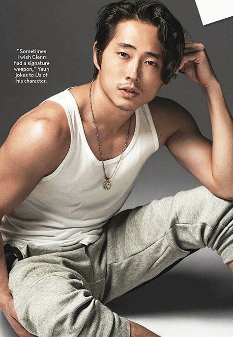 Steven Yeun; Glenn. Steve Yeun, Glenn The Walking Dead, Steven Yuen, Glenn Y Maggie, Glenn Rhee, Steven Yeun, Walking Dead Cast, The Walking Dead Tv, 17 Kpop